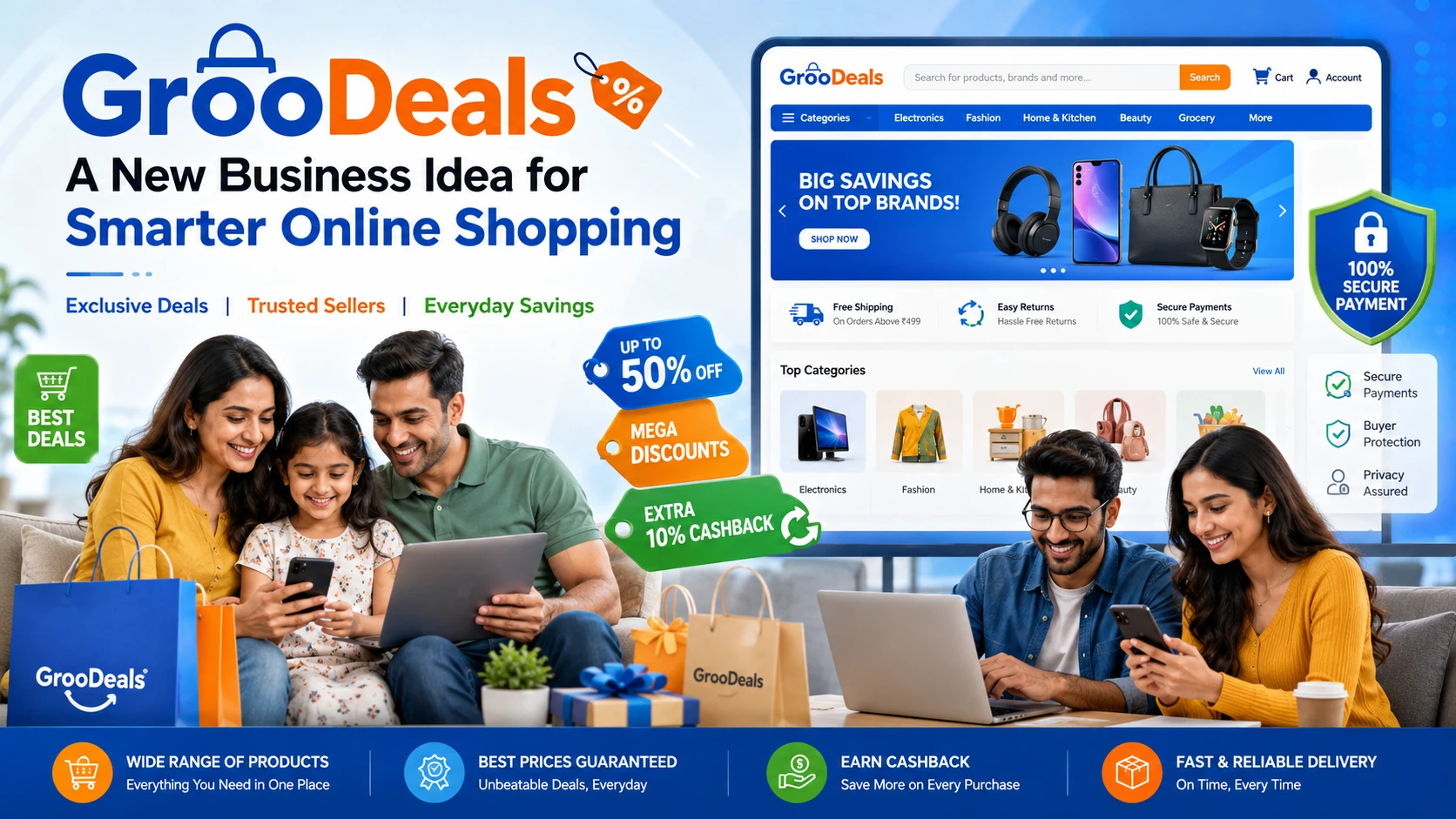 GrooDeals Launches a New Customer-First Business Idea for Smarter Online Shopping
